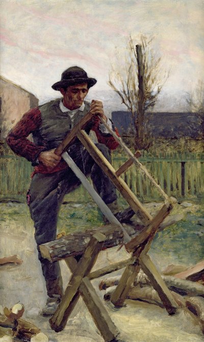 An Aragonese Woodcutter by Louis Capdevielle